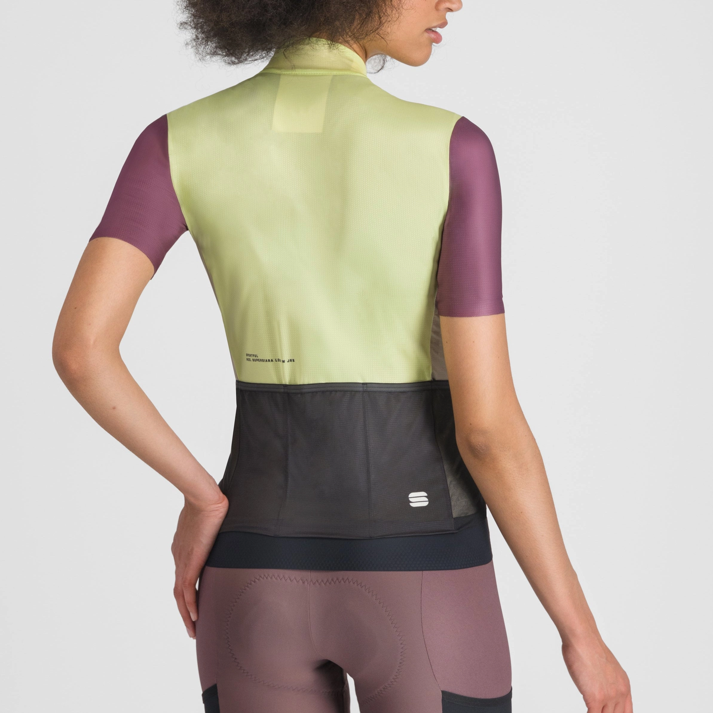 Sportful Supergiara Logo woman jersey - Yellow