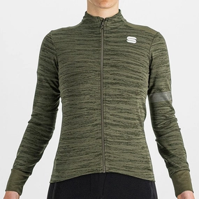 Sportful Supergiara Thermal women long sleeves jersey - Green