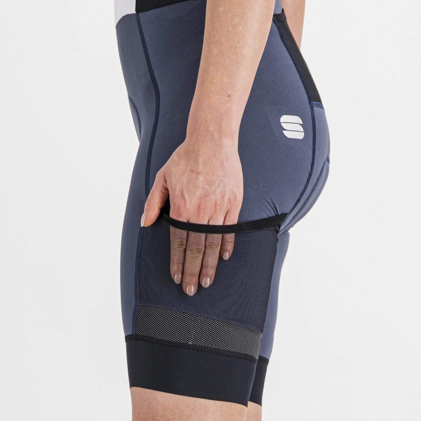 Sportful Supergiara women bib shorts - Blue