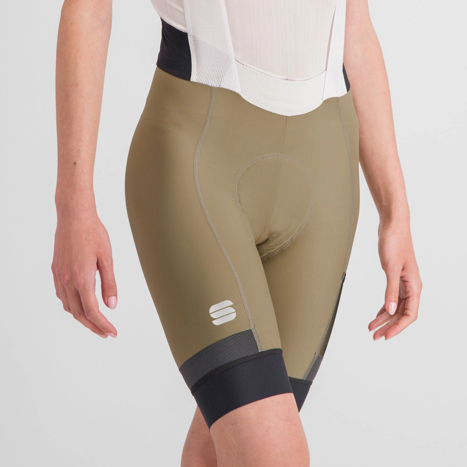 Sportful Supergiara women bib shorts - Green