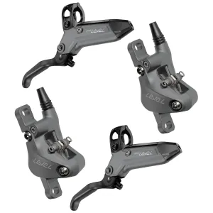 SRAM Level Bronze Stealth 2 Piston Disc Brake Set - Dark Polar