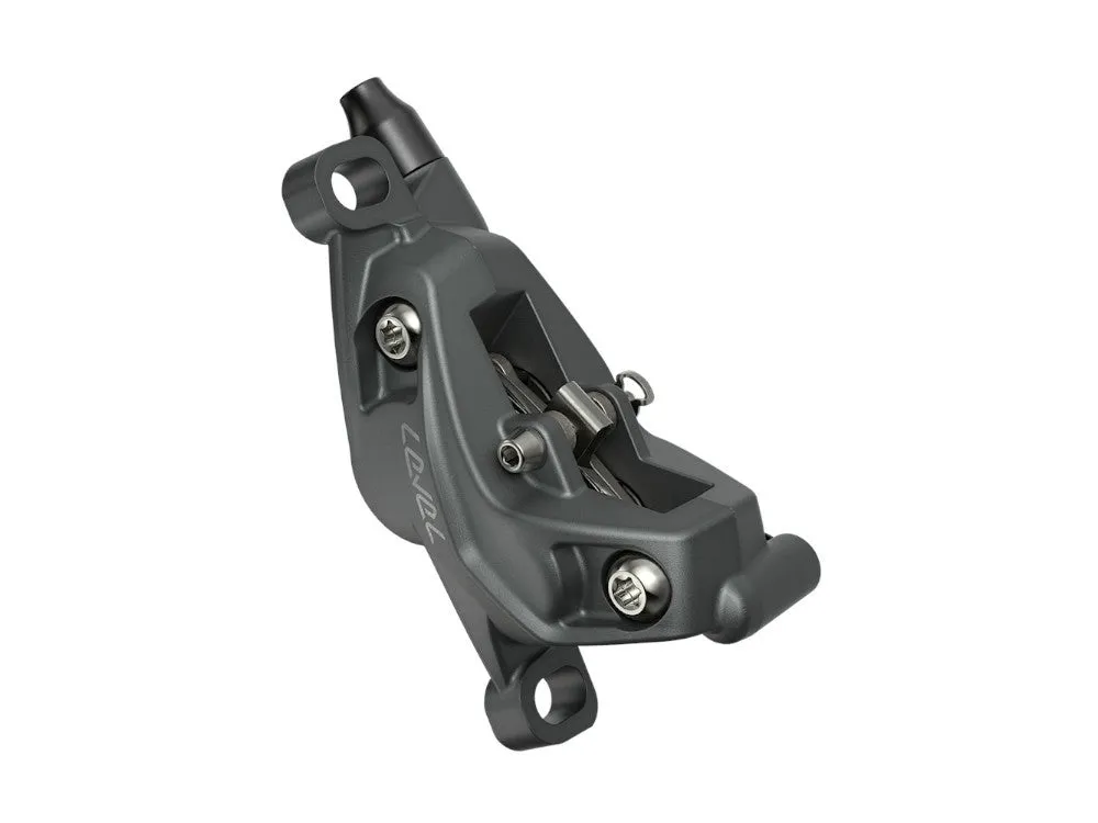 SRAM Level Bronze Stealth 4 Piston Disc Brake Set - Grey