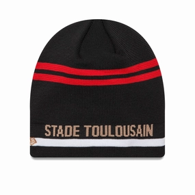 Stade Toulousain Engineered Black Beanie Hat Dont Miss This Offer