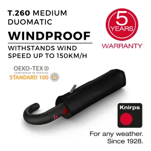 Todays Hot Pick Knirps T.260 Medium Duomatic With Crock Handle Umbrella