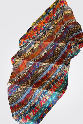 Exclusive Deal Inside Online Exclusive Offer Large Scarf - Africa Print