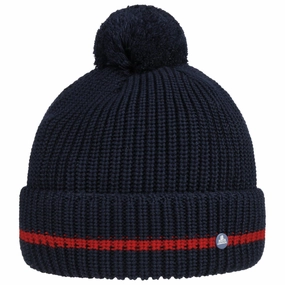 Striped Cuff Pompom Hat Dont Miss Hot Deals Hot Offer Ending Soon