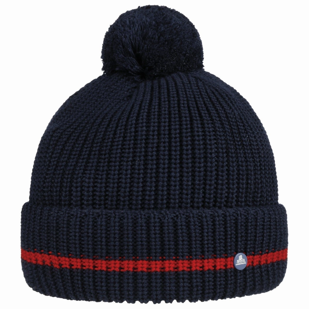Striped Cuff Pompom Hat Dont Miss Hot Deals Hot Offer Ending Soon