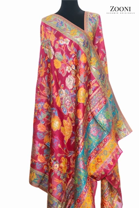 Superfine Kaani Jaamawar Silk Summer Shawl Hot Clearance Now Daily Special Offer