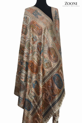 Big Price Drop Superfine Kaani Jaamawar Silk Summer Shawl