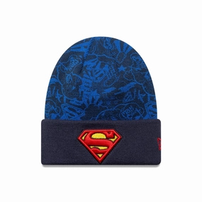 Special Offer Inside Dont Wait Save Today Superman Youth Dc Blue Cuff Knit Beanie Hat