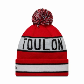 Rc Toulonnais Red Jake Knit Beanie Hat EndofWeek Deals Hot Discount Deal