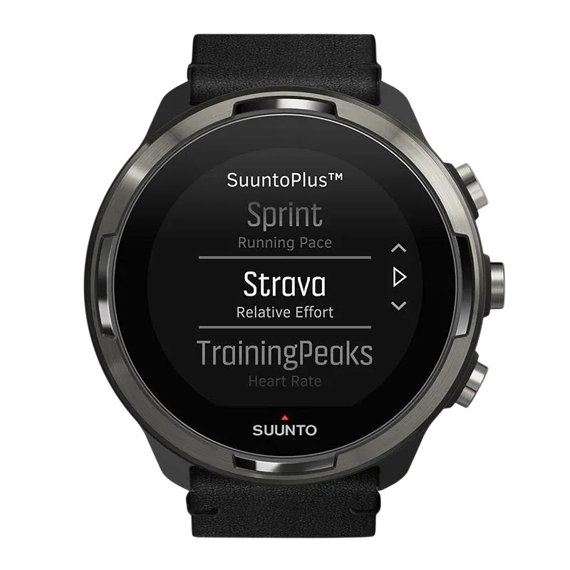 Suunto 9 Baro Titanium Leather Grab Your Savings Last Chance Offer