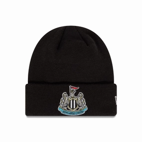 Newcastle United Fc Youth Core Black Cuff Knit Beanie Hat Unmissable Deal Today
