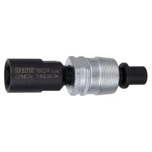 Tapered crank puller