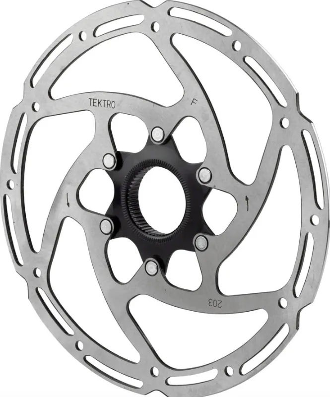 Tektro 203mm Centrelock Disc Rotor - Silver - TR203-35