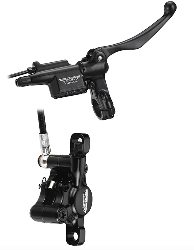 Tektro Auriga E-Sub Hydraulic Disc Brake Set For E-Bike - Black