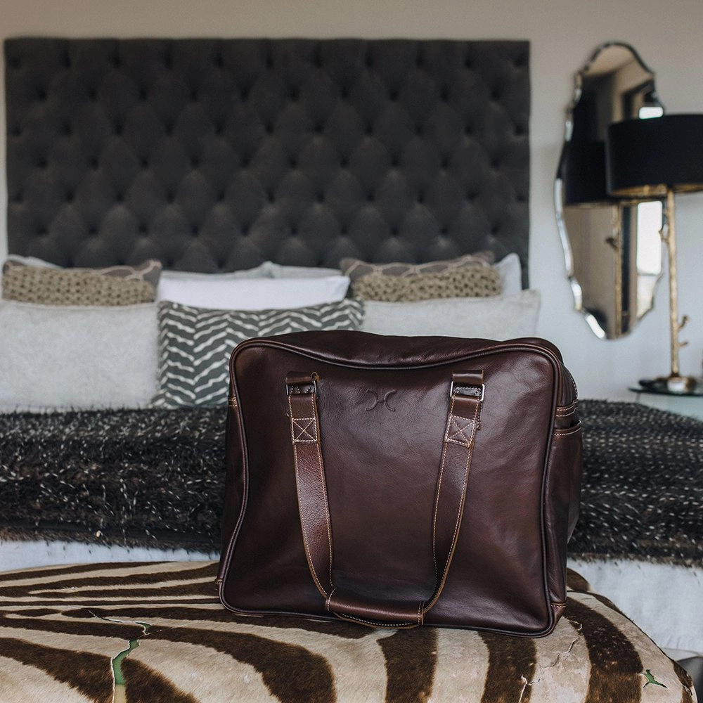 MustHave Gift Ideas Thandana Leather Large Weekender Bag