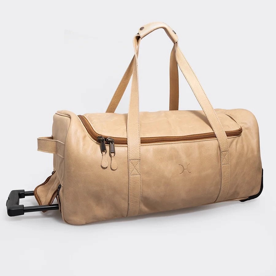 Thandana Leather Wheeled Duffel Bag Hot Price Drop Trending Deals Today