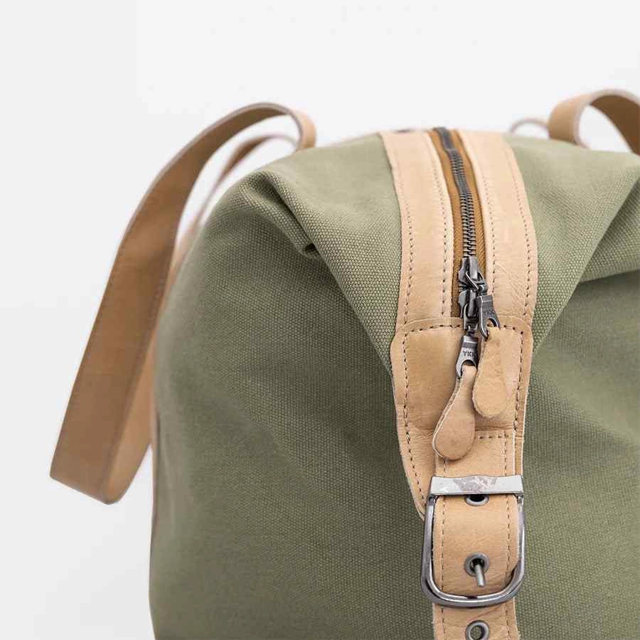 Instant Deal Today Last Chance Steal Thandana Masai Wax Canvas Carrier Luggage Bag