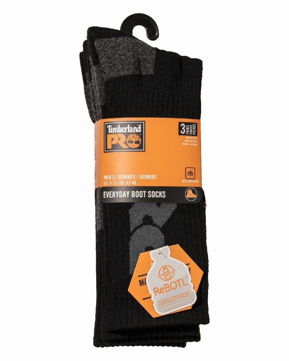 Shop Smart Deals Timberland Pro Big Logo Half Cushion Crew Sock 3 Pack