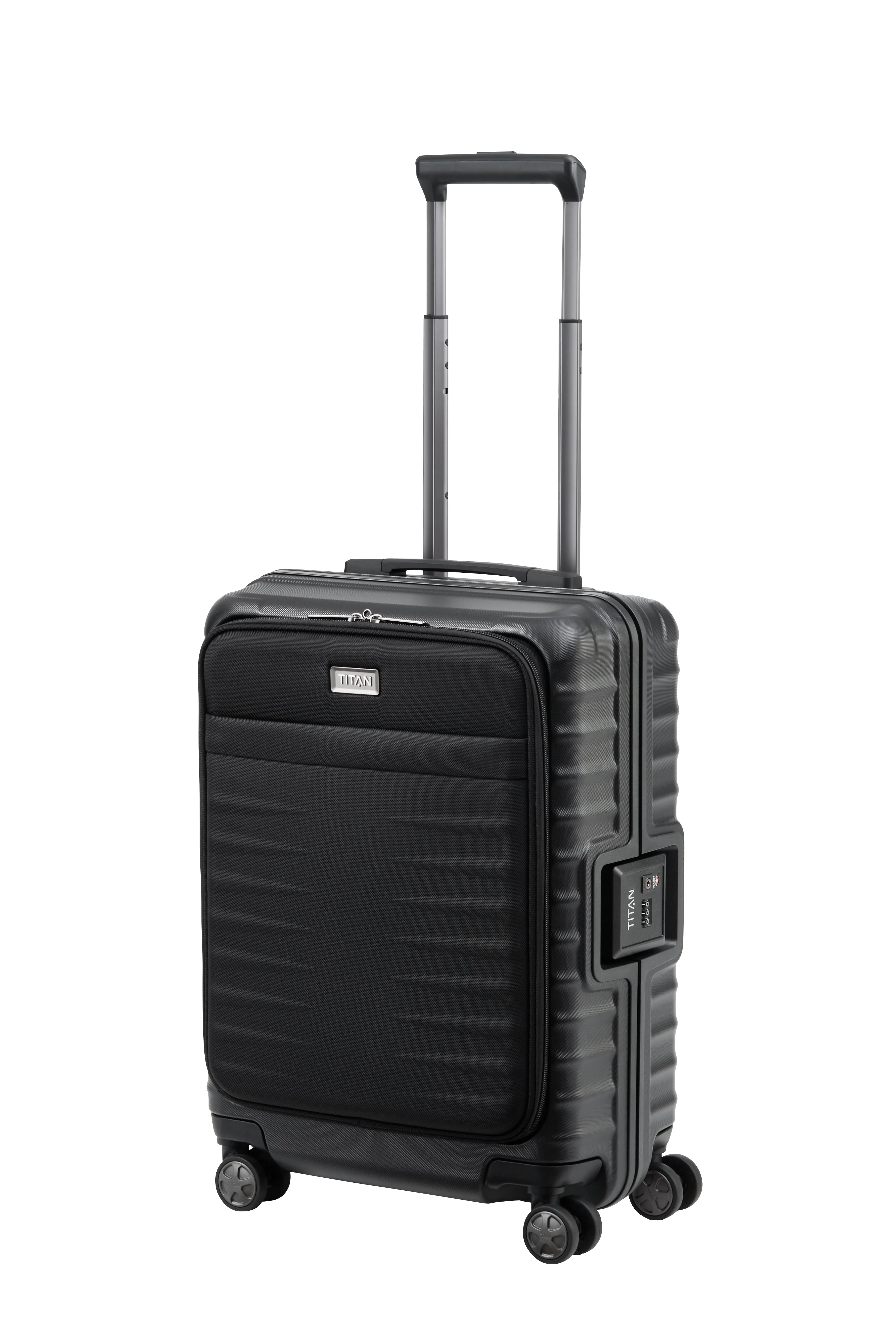 Titan Litron Frame Trolley S With Front Pocket Carry-On Luggage Today Only Offer Special Offer Inside