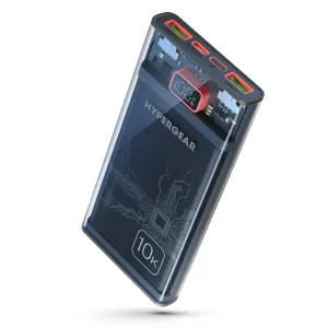 10,000Mah | Clearcharge Transparent Fast Charge Power Bank With 20W Usb-C Pd Shop the Best Deals Trending Savings Now