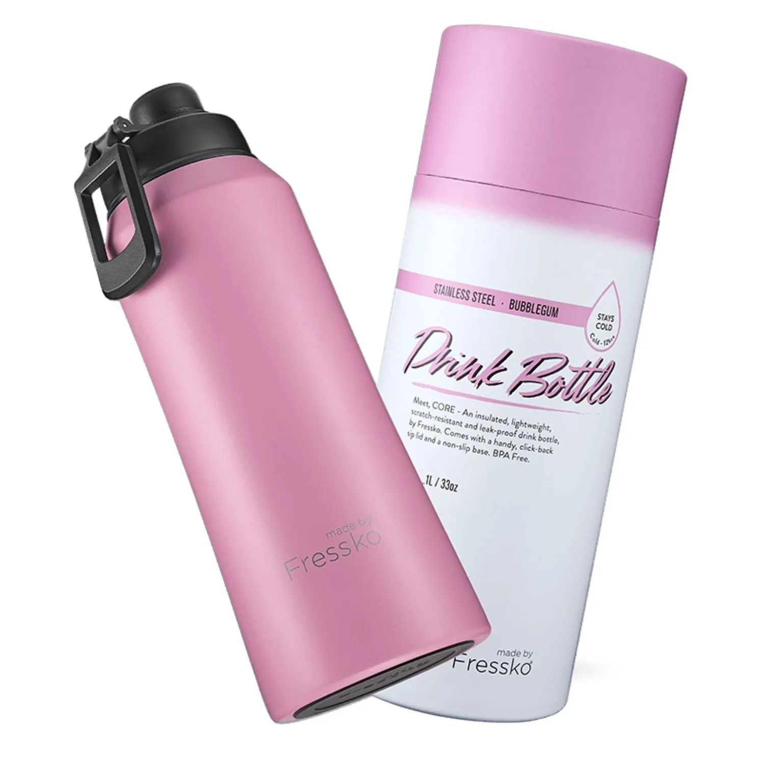 Made By Fressko Core 34Oz Insulated Stainless Steel Drink Bottle (Sa) Special Savings Today
