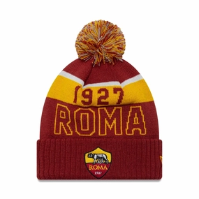 As Roma Dark Red Sport Knit Beanie Hat Best Seller Discount Clearance Event Alert