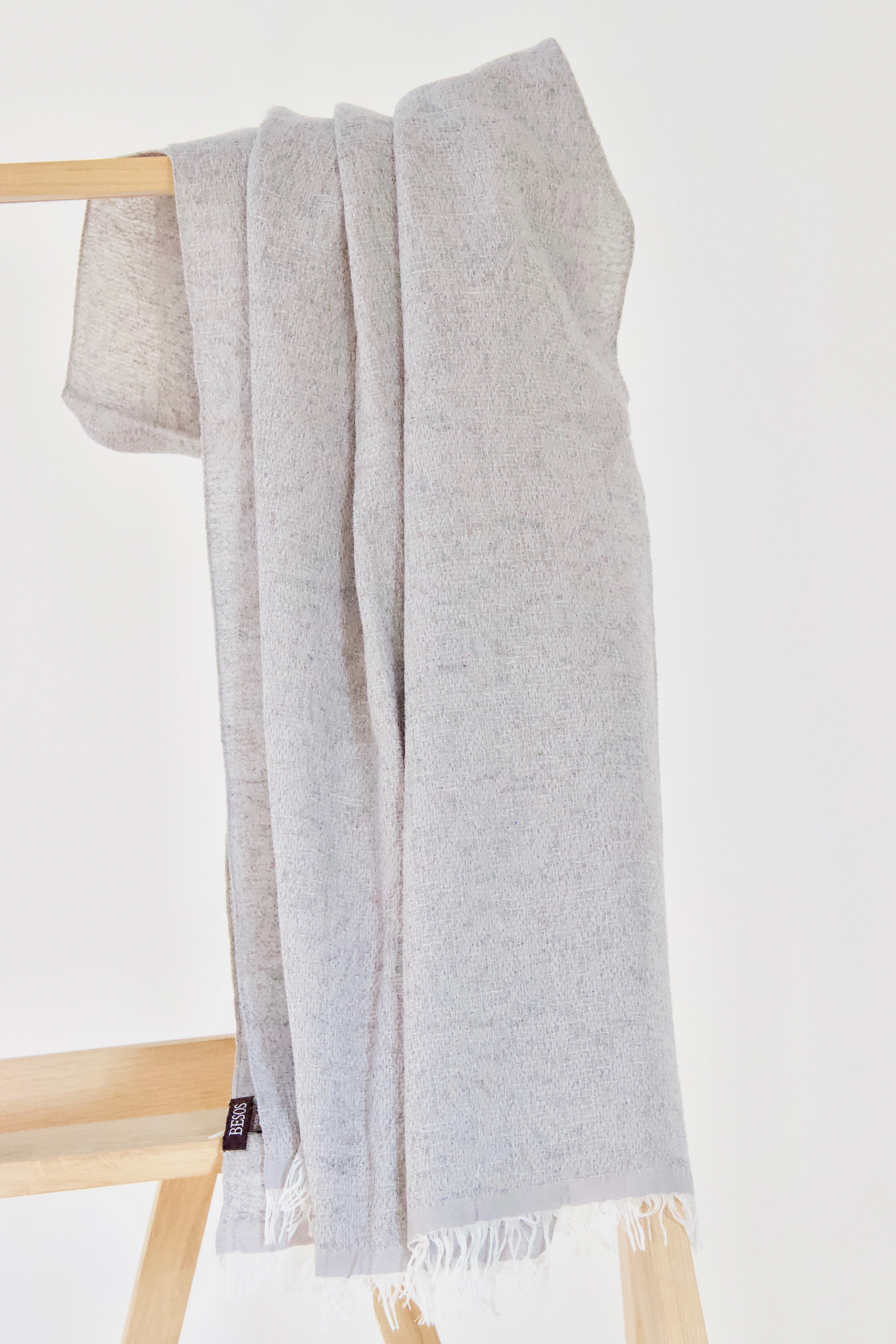 Shop Grab Now Shop the Savings Now Pearl Grey Scarf In Beautiful Weave