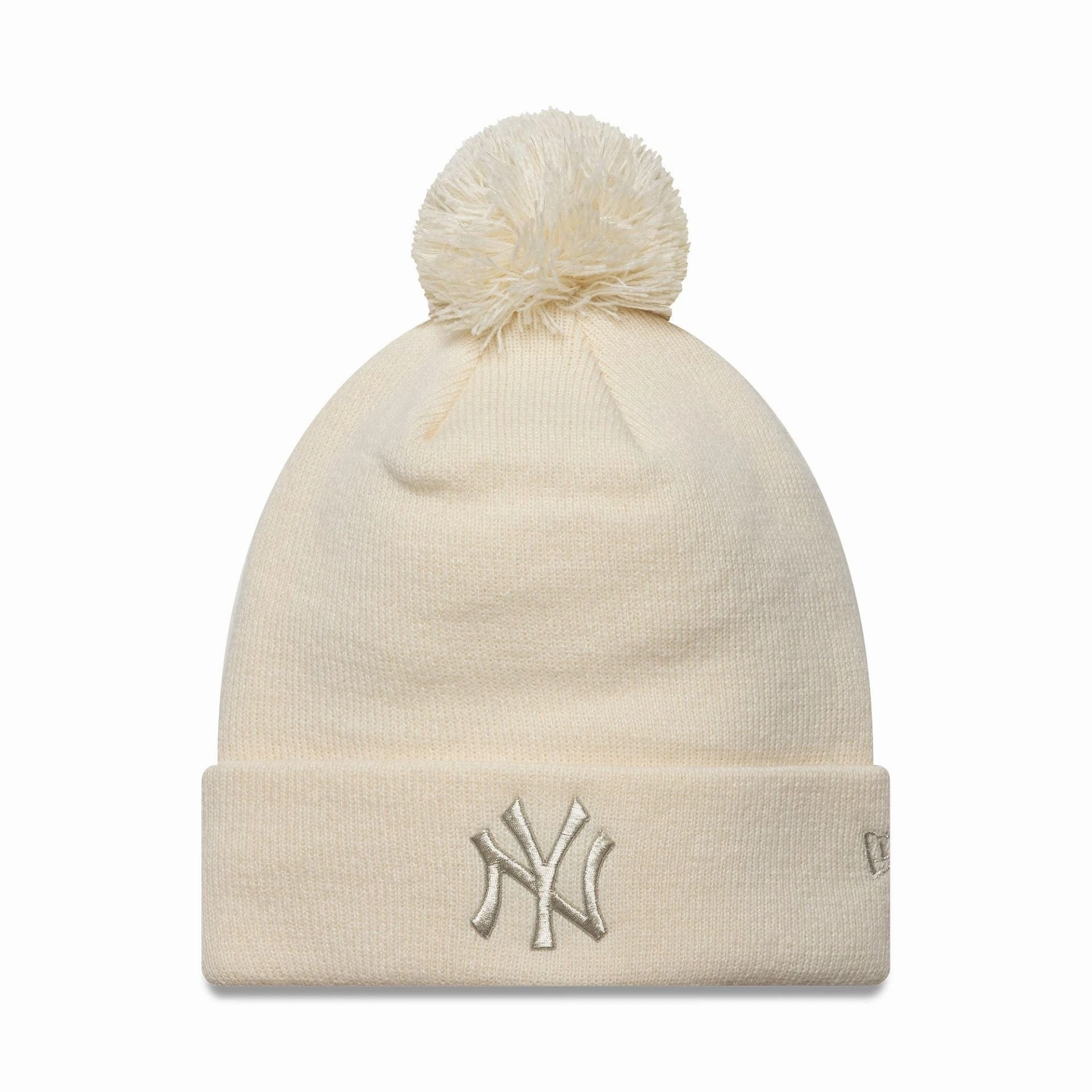 MustHave Clearance Dont Miss This Deal New York Yankees Womens Mlb Metallic Light Beige Cuff Knit Beanie Hat