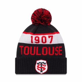 Grab It Before Gone Stade Toulousain Black Sport Knit Beanie Hat