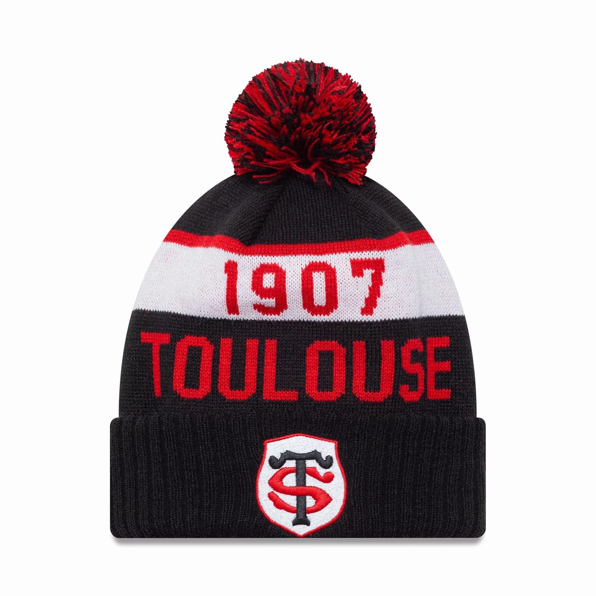Grab It Before Gone Stade Toulousain Black Sport Knit Beanie Hat