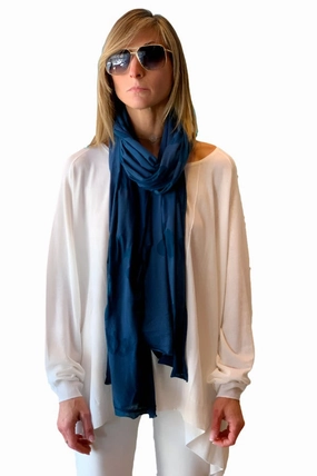 Sheer Print Scarf - Plum Sweet Deal Today Hot Item Clearance