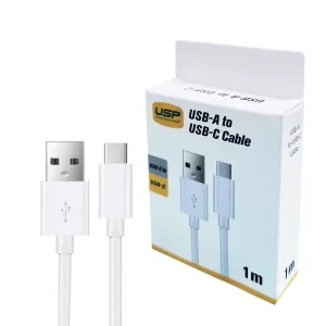 Hot Offer Frenzy Save More Now 1M Usb-C To Usb-A Mini White Cable  Usp