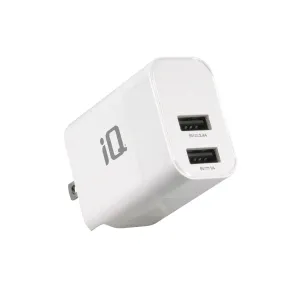 Price Drop Frenzy Iq  3.4A Dual Port Usb-A Wall Charger - White