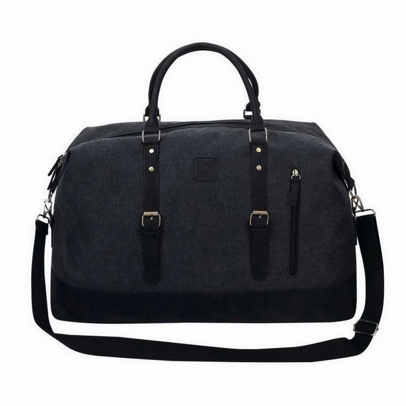 Escape Classic Canvas Large Travel Bag | Black With Black Trim Trending Hot Deal