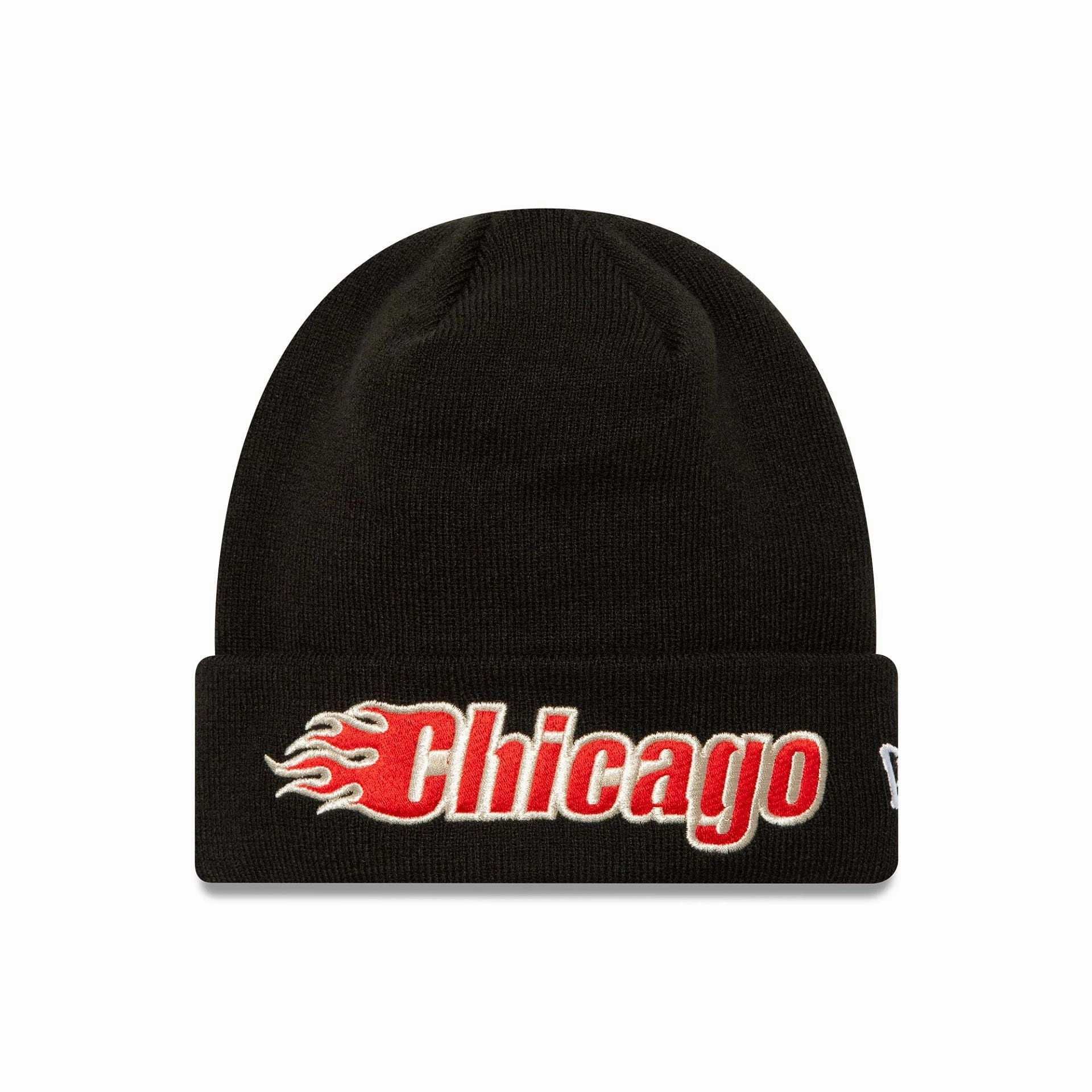 Chicago Bulls Nba Metallic Black Cuff Knit Beanie Hat Exclusive Online Discount