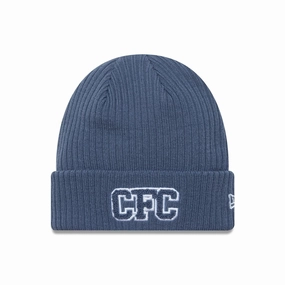 Clearance Sale Now Trending Now Discount Chelsea Fc Lion Crest Collegiate Dark Blue Cuff Knit Beanie Hat