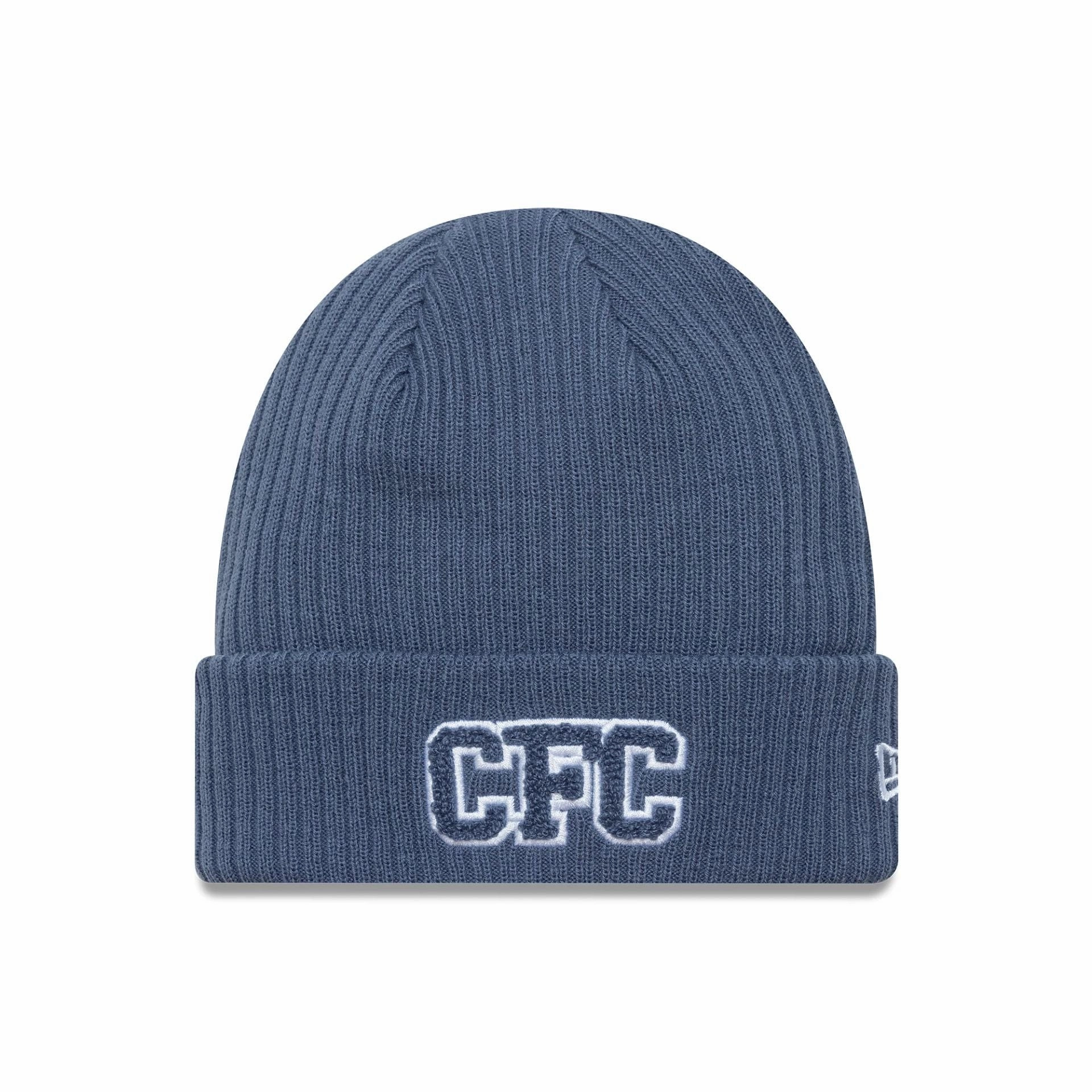 Clearance Sale Now Trending Now Discount Chelsea Fc Lion Crest Collegiate Dark Blue Cuff Knit Beanie Hat