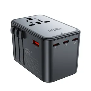 Online Exclusive Offer Acefast 75W Pd Gan Universal Travel Charging Adapter