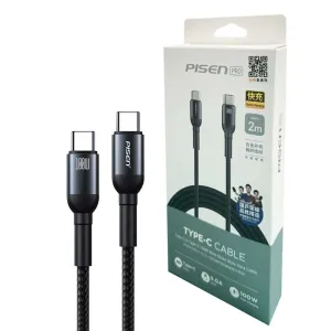 Pisen Usb-C To Usb-C 100W Pro Pd Fast Charging Cable Wine Glass Series (1M) Special Price Today