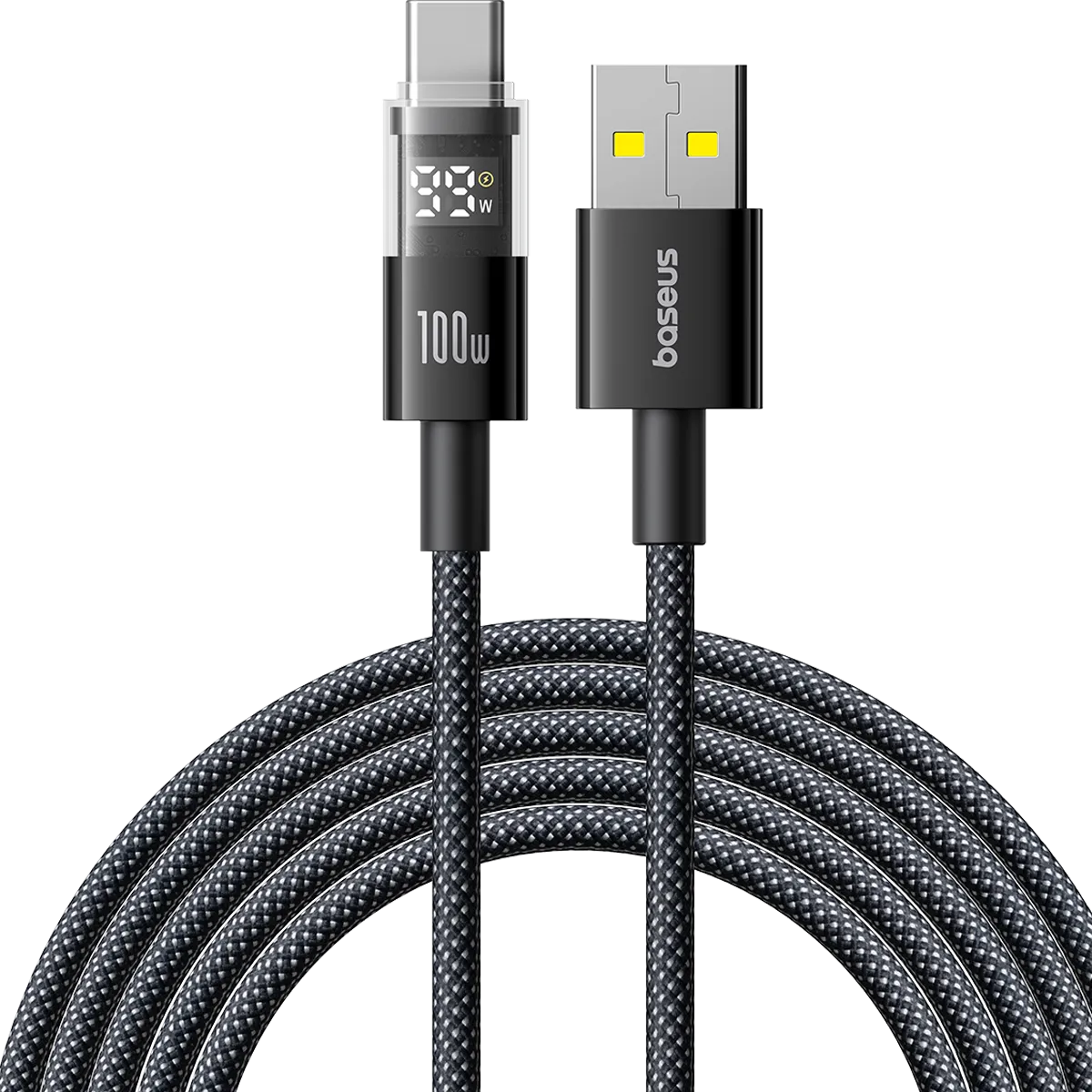 Baseus Display 2 Fast Charging Data Cable Usb-A To Usb-C 100W Hot Pick Online