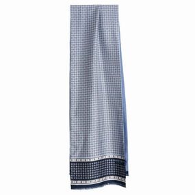 Save More Online Shop the Savings Now Light Blue Double Silk Scarf