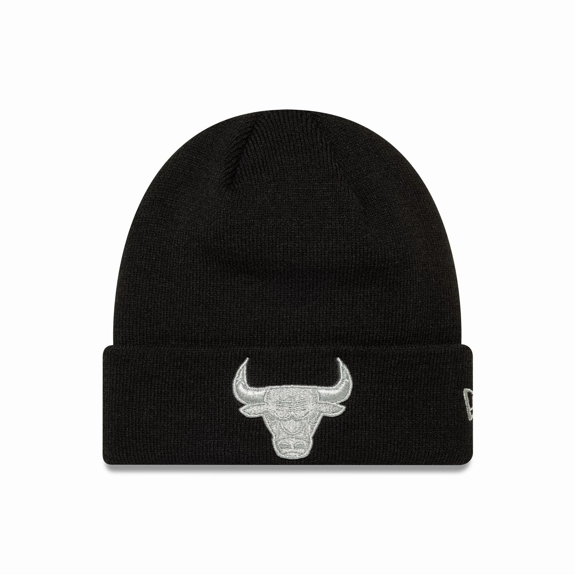 Special Deal Frenzy Clearance Steal Today Chicago Bulls Nba Metallic Black Cuff Knit Beanie Hat