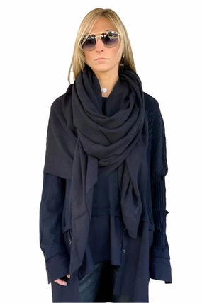 Grab Todays Deal Special Occasion Discount Raffe Scarf - Black