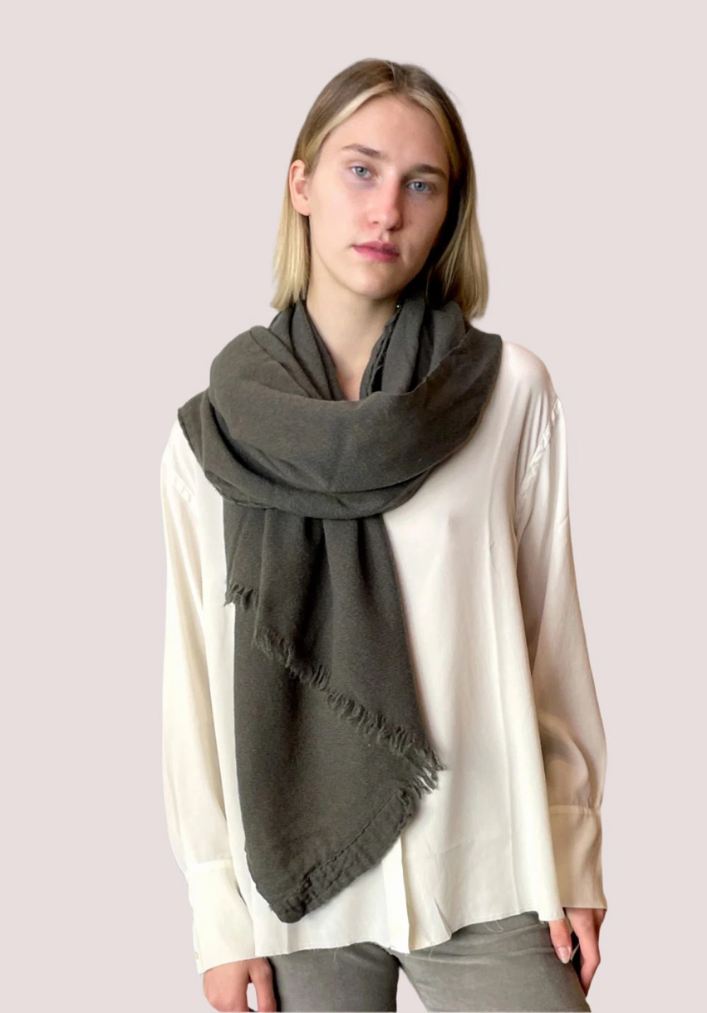 Trending Savings Now Slim Shawl - Stone
