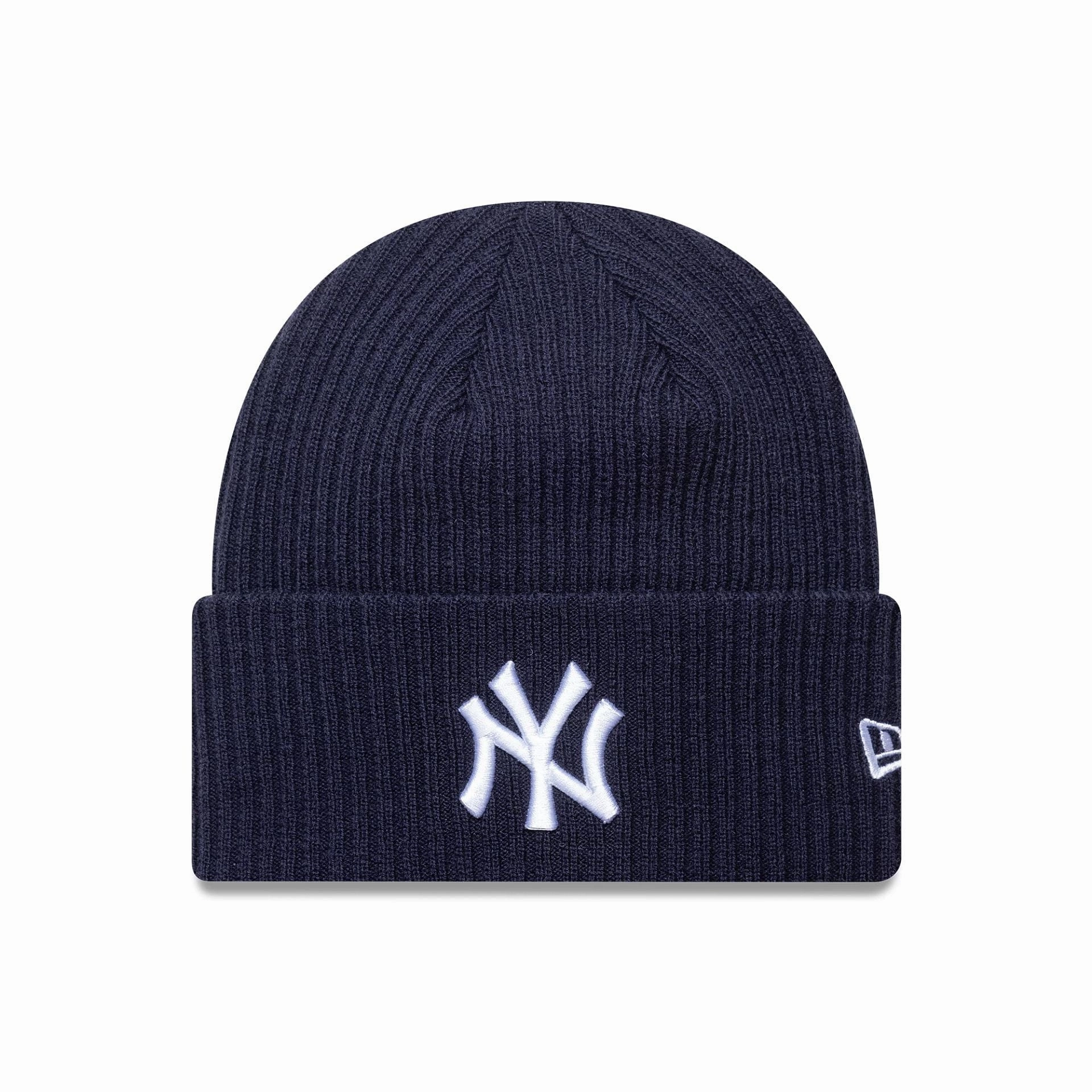 New York Yankees Mlb Navy Wide Cuff Knit Beanie Hat Big Price Drop Instant Hot Deal