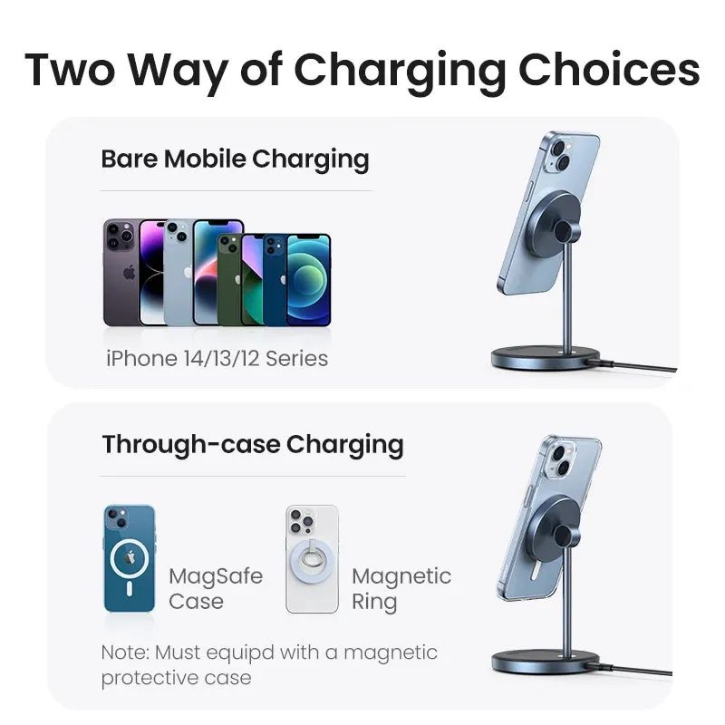 Ugreen Magnetic Wireless Fast Charging Stand 20W Max 2-In-1 For Iphone Hot Picks Today Flash Sale Alert