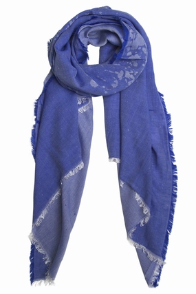 Unique Blue Scarf Mega Discount Today