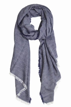Best Seller Discount Today Only Special Unique Navy Blue Scarf